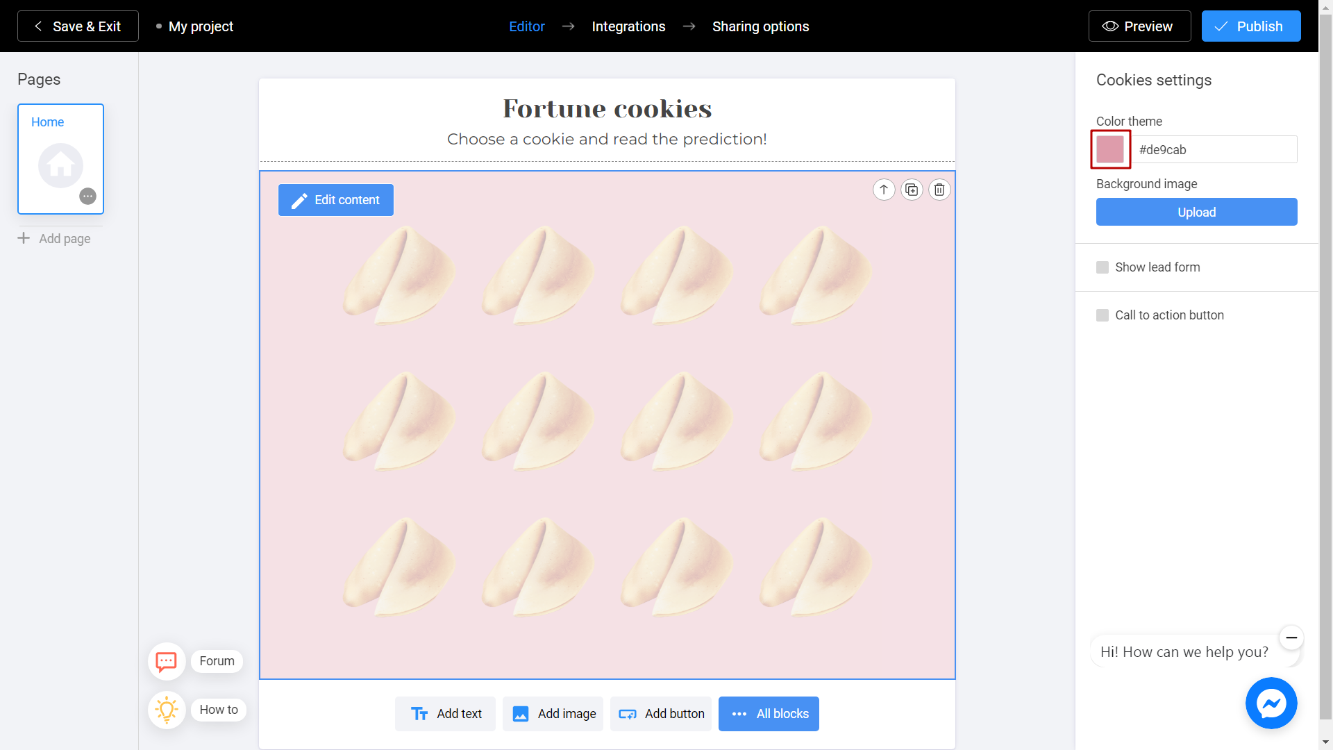 How to create a Fortune Cookie game Interacty Help Center